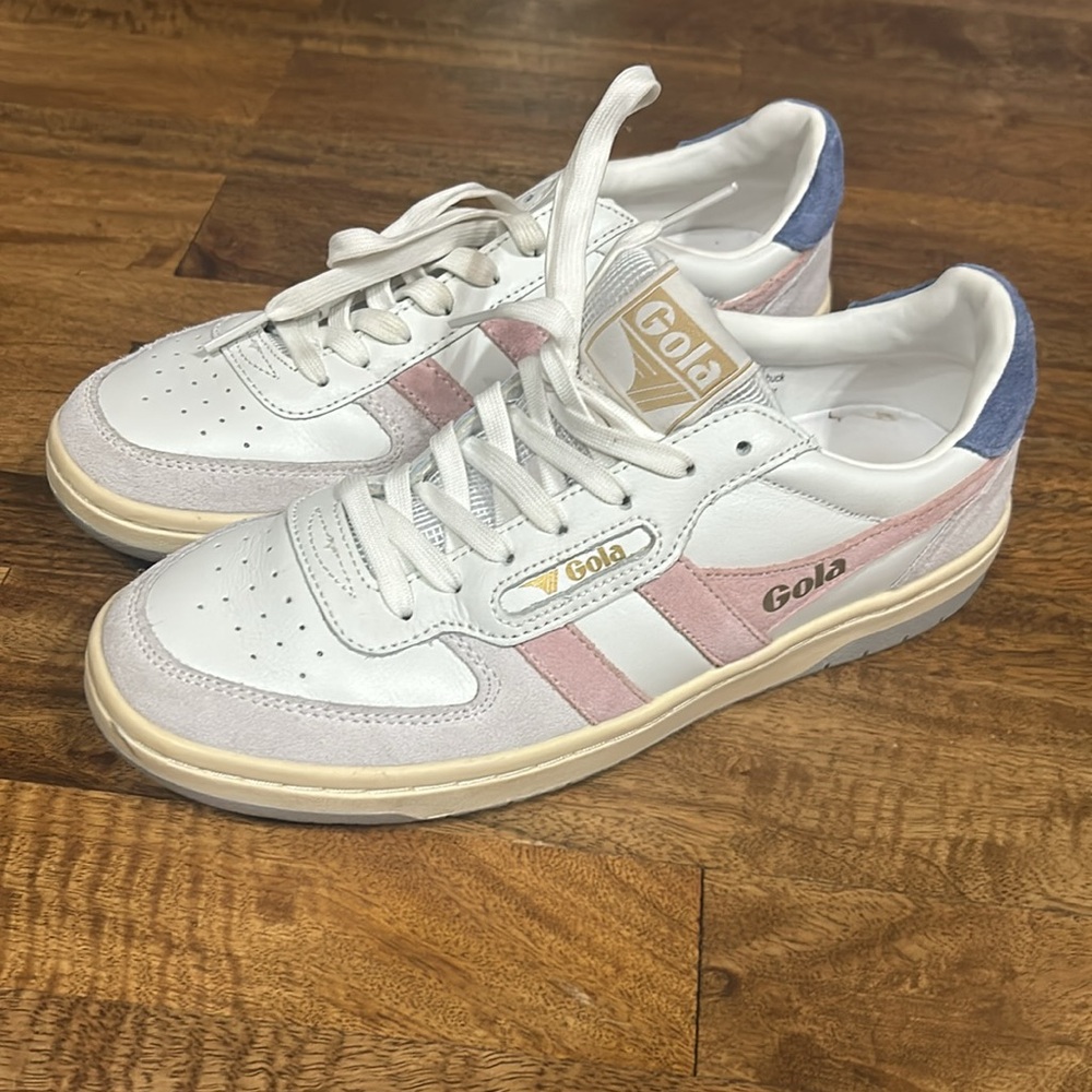Gola White and Pink Sneakers